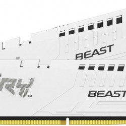 KINGSTON FURY 32GB 6000MT/s CL36 DIMM (Kit of 2) Beast White EXPO Memória DDR5