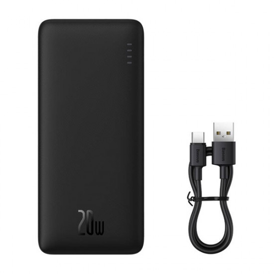 Baseus Airpow 10000 mAh, 20W, fekete power bank