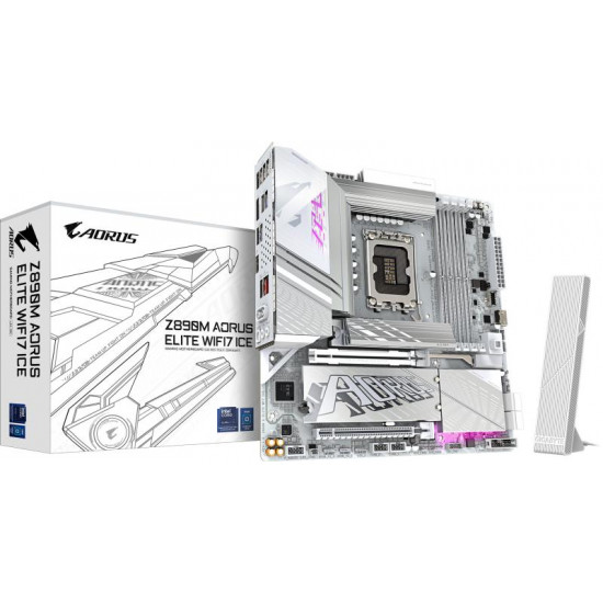 Gigabyte Z890M AORUS ELITE WF7 ICE alaplap Gigabyte Z890M AORUS ELITE WF7 ICE alaplap