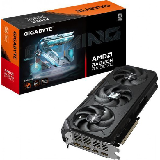 GIGABYTE RX 9070 16GB PCI-Ex16x AMD Videokártya GIGABYTE RX 9070 16GB PCI-Ex16x AMD Videokártya
