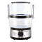 Hausberg HB-1350 400W rozsdamentes acélházas, 2 szintes 4,8L, gőzölési funkcióval, rizsfőzővel, ételfőző gép