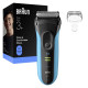 BRAUN Series 3 ProSkin 3040s tölthető Wet&Dry elektromos borotva, kék