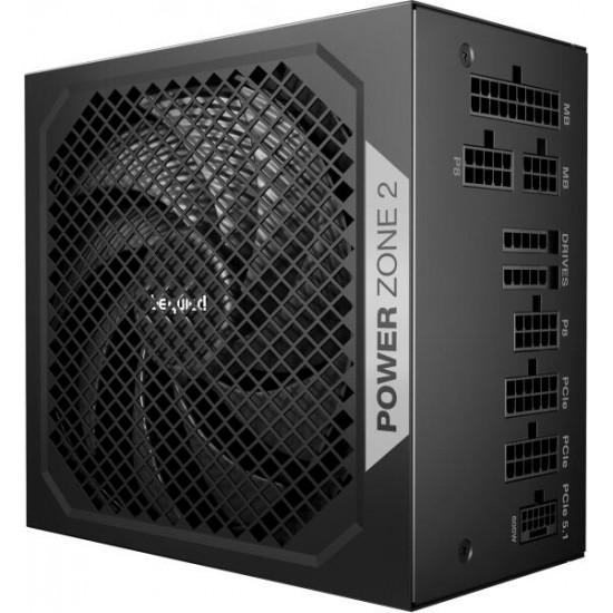Be Quiet!  750W Power Zone 2 Platinum 14 cm Moduláris tápegység