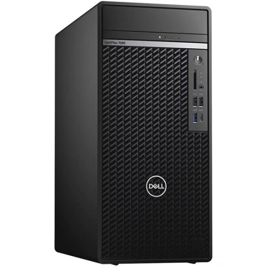 Dell OptiPlex 7080 MT/i5-10600/16GB/512GB/Win Pro COA/fekete asztali számítógép
