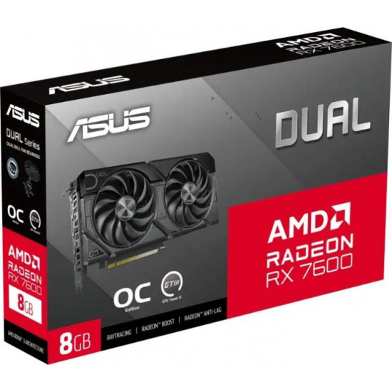 Asus RX 7600 8GD6 Dual Evo OC --- DUAL-RX7600-O8G-EVO