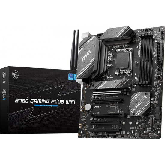 MSI B760 GAMING PLUS WIFI Intel B760, ATX Alaplap S1700 MSI B760 GAMING PLUS WIFI Intel B760, ATX Alaplap S1700