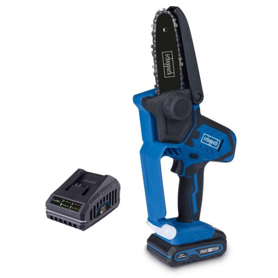 Scheppach C-PS100-X-SET S (IXES 20V akkuval és töltővel) akkus ágvágó láncfűrész