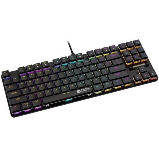 Canyon TKL GK-50 HU Cometstrike fekete vezetékes mechanikus billentyűzet Canyon TKL GK-50 HU Cometstrike fekete vezetékes mechanikus billentyűzet