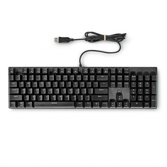 Nedis GKBDM110BKUS gamer billentyűzet, USB,Mechanikus gombok | LED | QWERTY | Amerikai kiosztás