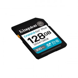 KINGSTON Canvas Go Plus 128GB SDXC Gen4 200R C10 UHS-I U3 V30 Memóriakártya