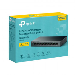 TP-LINK LS109P Switch 9x100Mbps (8xPOE+) Fémházas Asztali