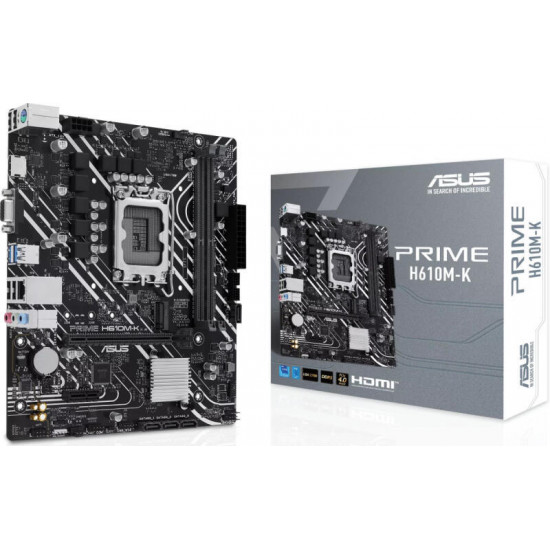 ASUS PRIME H610M-K INTEL H610, mATX Alaplap S1700