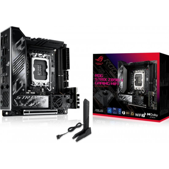 ASUS ROG STRIX Z890-I Wi-Fi Intel Z890 LGA1851 mini-ITX alaplap