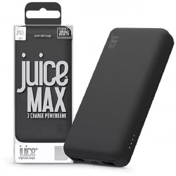 JUICE UNIVERZÁLIS HORDOZHATÓ, ASZTALI AKKUMULÁTOR TÖLTŐ - ECO MAX POWER BANK - 2XUSB +TYPE-C - 20.000 MAH - FEKETE