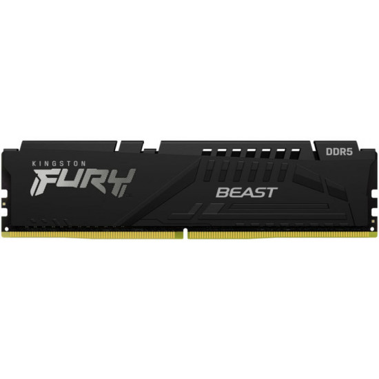 KINGSTON FURY Beast 128GB 5200MT/s CL40 DIMM (Kit of 4) Black XMP Memória DDR5