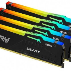 KINGSTON FURY Beast 128GB 5600MT/s CL40 DIMM (Kit of 4) RGB Memória DDR5