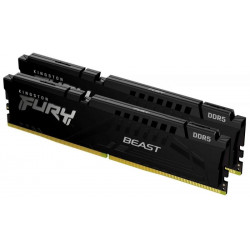 KINGSTON FURY Beast 64GB 6400MT/s CL32 DIMM (Kit of 2) Black EXPO Memória DDR5