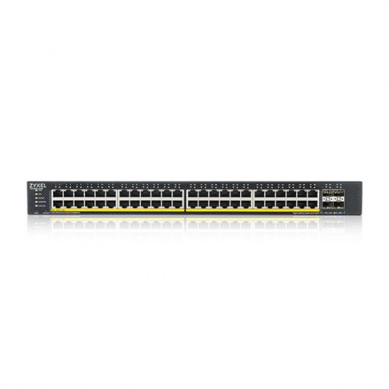 ZYXEL XGS1935-52HP-EU0101F Switch 48x1000Mbps(48xPOE+) + 4x10G SFP+, Fémházas Menedzselhető, Rackes ZYXEL XGS1935-52HP-EU0101F Switch 48x1000Mbps(48xPOE+) + 4x10G SFP+, Fémházas Menedzselhető, Rackes