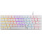 White Shark GK-006211-W/R-US Nagamaki US fehér (red switch) gamer billentyűzet