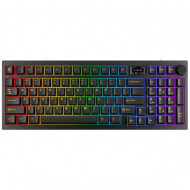AVAX Vezetékes/Vezeték Nélküli Billentyűzet GM03 PRO USB, Fekete, Mechanikus, Yellow Switch, HUN