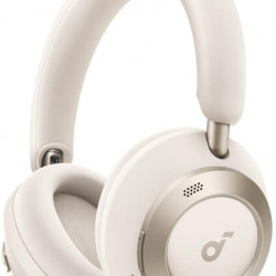 ANKER Vezeték Nélküli Fejhallgató, Soundcore Space One Pro, Összecsukható, Aktív Zajszűrő, cream white - A3062G21