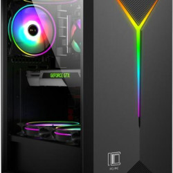 FCPC-CS059 RGB fekete számítógépház