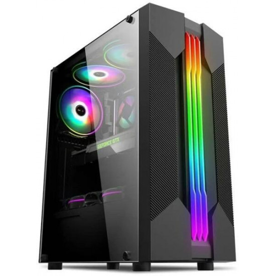 FCPC-CS060 RGB fekete számítógépház