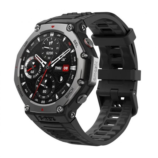 Amazfit T-Rex 3 NFC fekete okosóra Amazfit T-Rex 3 NFC fekete okosóra