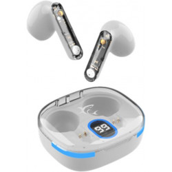 WHITE SHARK HYPERBEAT-W, GEB-TWS37W bluetooth In-ear fülhallgató mikrofonnal, fehér