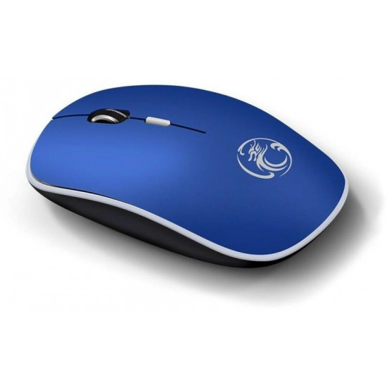 APEDRA Vezeték nélküli egér optikai, G-1600, 1600dpi, USB, Csendes kattintás, Kék