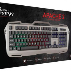 White Shark APACHE-2HU Combo gamer billetyűzet (magyar) + GAMER EGÉR