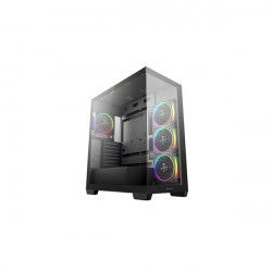 DEEPCOOL CG580 4F V2, Tápegység nélkül, Fekete, Üvegfalú Ház ATX