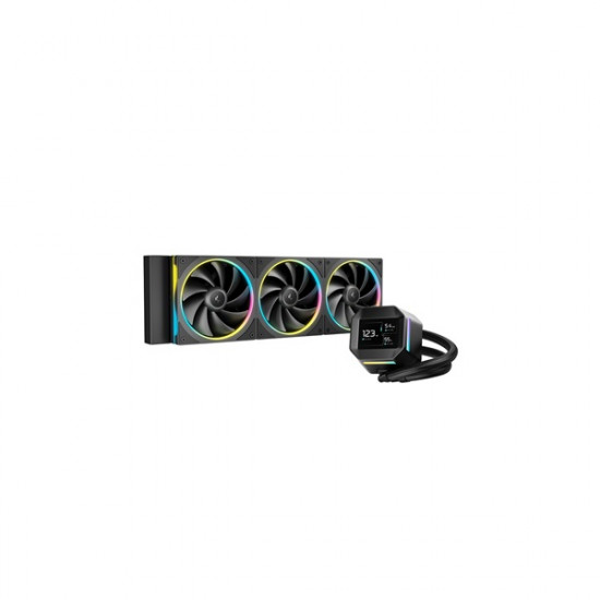 DEEPCOOL LM360 ARGB, LCD kijelző, Univerzális CPU Vízhűtés