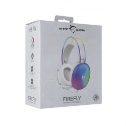 White Shark FIREFLY GH-2342W fehér gamer fejhallgató