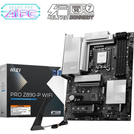 MSI PRO Z890-P WIFI Intel Z890, ATX Alaplap S1851 MSI PRO Z890-P WIFI Intel Z890, ATX Alaplap S1851