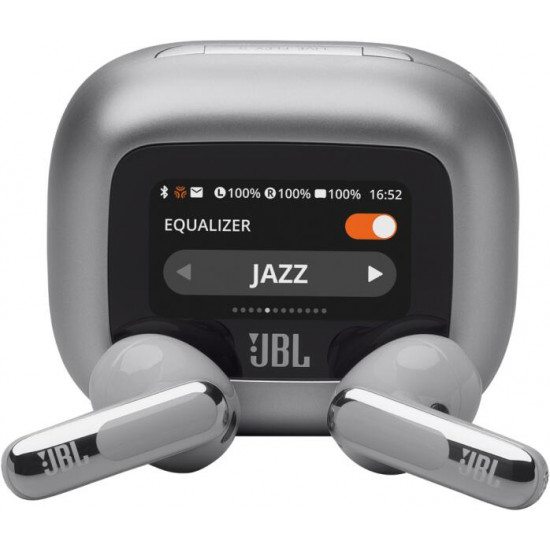JBL Live Flex 3 True Wireless Bluetooth zajszűrős ezüst fülhallgató