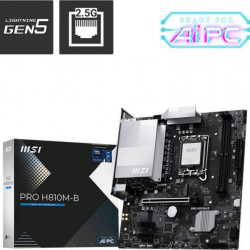 MSI PRO H810M-B Intel H810, mATX Alaplap S1851