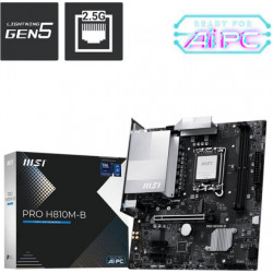 MSI PRO H810M-B Intel H810, mATX Alaplap S1851