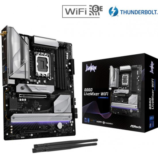 Asrock B860 LiveMixer WiFi alaplap