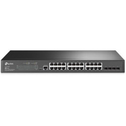 TP-LINK SG3428 Switch 24x1000Mbps + 4xGigabit SFP + 2xkonzol port, Menedzselhető