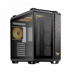 ASUS TUF Gaming GT502 Plus, Tápegység nélkül, Fekete, Üvegfalú számítógépház