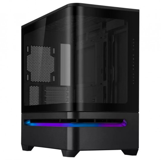 ASUS Prime AP202, Tápegység nélkül, Fekete, Üvegfalú számítógépház ASUS Prime AP202, Tápegység nélkül, Fekete, Üvegfalú számítógépház