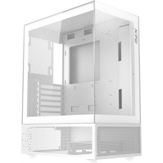 ADATA XPG Invader X Mini, 5x120mm RGB ventilátor, Tápegység nélkül, üvegfalú, fehér Ház Midi ATX ADATA XPG Invader X Mini, 5x120mm RGB ventilátor, Tápegység nélkül, üvegfalú, fehér Ház Midi ATX