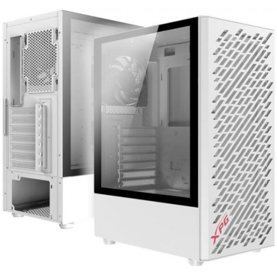 ADATA XPG Valor AIR, 4x120mm ventilátor, Tápegység nélkül, üvegfalú, fehér Ház Midi ATX ADATA XPG Valor AIR, 4x120mm ventilátor, Tápegység nélkül, üvegfalú, fehér Ház Midi ATX