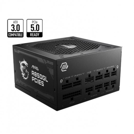 MSI 850W 80+ Gold moduláris, Gen 5.0 V2 Tápegység MSI 850W 80+ Gold moduláris, Gen 5.0 V2 Tápegység