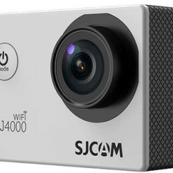 SJCAM Action Camera SJ4000 WiFi, Silver,  4K, 30m, 12 MP, vízálló tokkal, LCD kijelző 2.0, időzítő funkció, lassítás