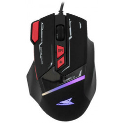 Baracuda W029907 MANTA-B, BGM-041B gamer egér,8D, fekete, 12800 dpi