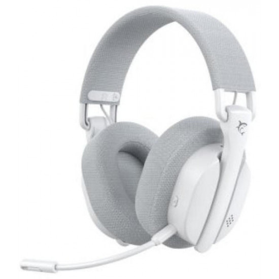WHITE SHARK FIRECREST-W WS WGH-2444W   vez.nélk. gamer fejhallgató mikrofonnal, fehér