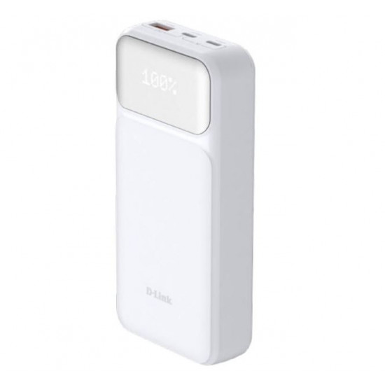 D-LINK DPP-201 20000mAh 2xUSB-C + 1xUSB Fehér Power Bank