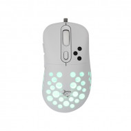 White Shark AZRAEL-W, GM-5013W gamer egér,6D, fehér, 7200 dpi, RGB